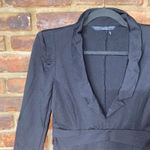 Philosophy Blues Original Black Long Sleeve V-Neck Blazer-Style Dress Women's Photo 1