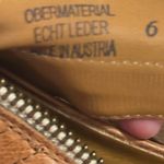 Paul Green Brown Leather Heels Booties Sz 6 Photo 3