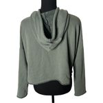Aerie Forest Green Cropped Long Sleeve Drawstring Hoodie Size Medium 1575-357. Photo 1