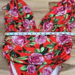 ZARA  Women’s Multi- Color Floral One Piece Bodysuit Large NWOT Photo 7