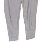 Talbots Lightweight Seersucker Striped Ankle Pants Size 8 Nautical Beachy Preppy Photo 6