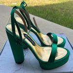 Jessica Rich Green Platform Sandals Size 39, New in Box w/Dust Photo 6