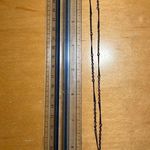 Vintage Green Calla Lilly & Red Rose Flower Gold Tone Necklaces Photo 13