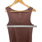 Good American  Ribbed Bodysuit Size 4 Body Contour Brown Stretch Comfy Photo 5