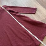 Toad & co maroon thermal knit long sleeve swing dress Size M Photo 3