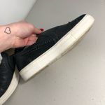 Seychelles  Laser Cut Slip On So Nice Sneakers Black Faux Leather Photo 6