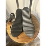 Detongni Black Tan Platform Strappy Ankle Strap Sandal Espadrilles Size EU 40 Photo 3