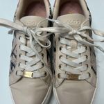 ALDO  Tan Python Print Sneakers Womens Size 6.5 Gently Worn Photo 1