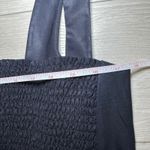 Strenesse Gabriele Strehle Germany black mini dress virgin wool designer size 12 Photo 2