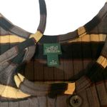 Wild Fable  Ribbed Button Striped Tank Midi Dress Photo 4