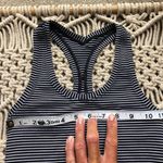 Lululemon Cool Racerback II Tank Top Black White Stripe Photo 7