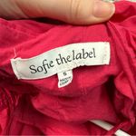 Sofie The Label Hot Pink Cutout Halter Midi Dress Women’s Sz Small Summer Dress Photo 8