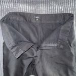 Lucca Couture LUCCA Rylie Cropped Pant Trouser Button Side Slit Hem Ebony Black. Size XS Photo 3