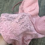 Material Girl baby pink lace sheer corset  Photo 4