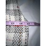 ZARA Tweed Plaid Sleeveless Double Breasted Fringe Hem Dress Women’s Large Photo 13