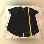 Lucky in love navy blue woman’s activewear shirt size medium Photo 2