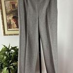 Le Suit Essentials Women’s Slacks Chino Pants Gray Size 12 Flat Front Wide Leg Photo 0