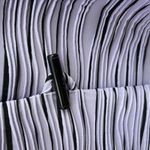 EUC IC by Connie K Ribbed Wave Stripe Jacket Top Lavender Black Size 1X Photo 4