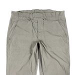 Athleta  Trekkie Paperbag Pants Size 4 Green High Rise Cinch Waist Hiking Outdoor Photo 3