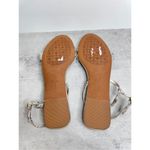 Linea Paolo Sandals Size 8.5 Leather in Gold Snakeskin Print Strappy Flat Sandal Photo 5
