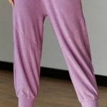 Free People movement radiant joggers light purple terry cloth women’s size M Photo 0