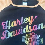 Harley Davidson Harley-Davidson Black and Pink Raglan Tee Y2K Style Vintage Retro  Photo 1