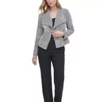Calvin Klein  Houndstooth‎ flyaway blazer Photo 1