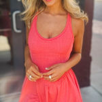 FREE PEOPLE Movement Smockin' Hot Dress in Hibiscus Size X Photo 0