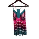 Ecote Ecoté Tank Top Babydoll Boho Tribal Print Studded Strappy Y2K Women’s Large Photo 2