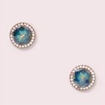 Kate Spade NWT “Bright Ideas” emerald stud earrings Photo 0