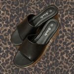 SheIn Black Platform Slides -  Photo 1