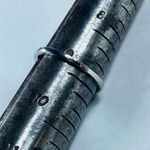 Fashion Ring Stone is Red Shade in Silver Color Band Rhinestone Accents size 9 Photo 6