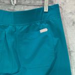 FIGS  Livingston Technical Collection Teal Scrub Pants Women's MT Tall Photo 3