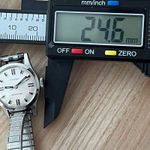 Croton Waterproof Rare Vintage Mechanical Ladies Watch Stainless Dial Bracelet Photo 10