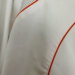 Nike  Women’s White Orange Large Y2K Zip Up Jacket 2000s Vintage 90s Photo 3