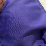 Athleta Women’s Bikini Top Size 32D or 32DD Blue Halter Tie Neck Underwire Photo 5