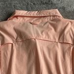 Duluth Trading Shirt Womens Large Sol Survivor Sun Protection Jac Peach Orange Photo 7