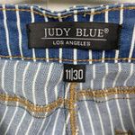 Judy Blue Stripe Super Flare Jeans Sz.11/30 Photo 8