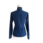 Slazenger Blue Yellow Trim Zip Front Pockets Golf Active Workout Jacket Size XS Photo 4