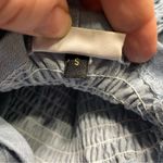 Faith Rowan‎ Leeves Chambray Smocked Dress Women’s size S handmade Blue Photo 6