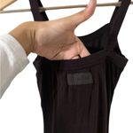 Set Active  Brown Ribbed Tank Onesie Bodysuit Photo 3