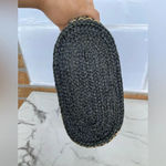 Annabel Ingall Raffia Woven Basket Tote Bag Green Photo 3