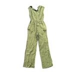 Xirena Jumpsuit Nell Cotton Gauze in Basil Green Wide Leg V Neck Medium Photo 9