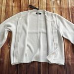 Tahari Petite Women 3/4 Sleeves Ivory Open Cropped Fashion Cardigan Size PL Photo 4