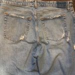 Abercrombie & Fitch  distressed Dad High Rise Curve Love jeans woman’s size 18/34 Photo 4