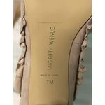 Saks 5th Avenue SAKS FIFTH AVENUE - Beige Suede BOLTON High Heel Stiletto Pumps -s-337 Photo 7