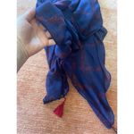 Scarf or beach cover Blue Photo 1