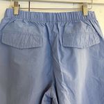 WILO THE LABEL Women's Light Blue Nylon Cargo Pants Drawstring Ankle Size XS Photo 3