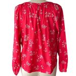 Universal Threads Boho Red Calico Floral Peasant Bohemian Blouse by UNIVERSAL THREAD ~ Size MEDIUM Photo 4