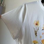 SheIn Floral Graphic Cropped Crew Neck T-Shirt 2X Photo 3